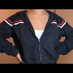 BRANDY MELVILLE hoodie windbreaker zip up!!!